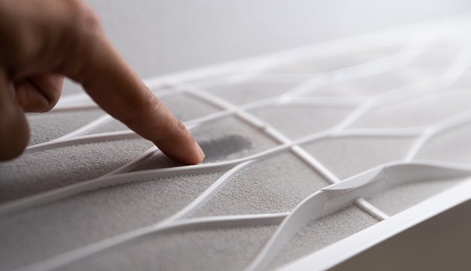 dirty air conditioner filter